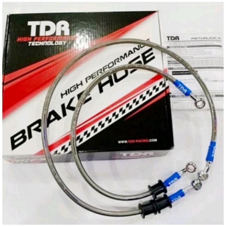 SELANG REM SET CAKRAM DEPAN/BELAKANG PNP MOTOR AEROX 155 ABS  TDR CARBON SELVER / TDR CARBON HITAM