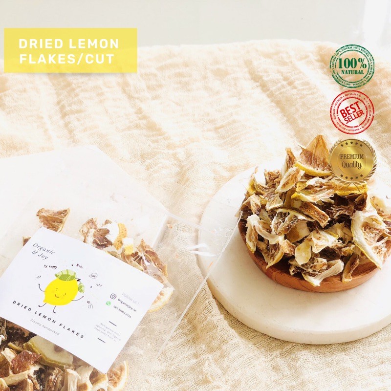 [COD] DRIED LEMON FLAKES/CUT/ LEMON KERING CACAH (potong kecil)