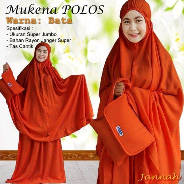 Mukena Bali Polos SUPER JUMBO