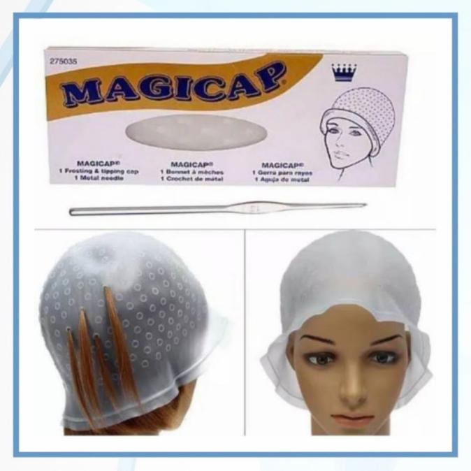 magic cap topi highlight rambut