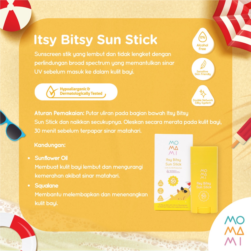 MOMAMI ITSY BITSY SUN STICK SPF 50 15GR