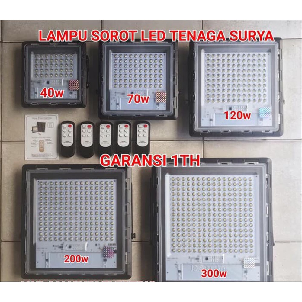 Lampu sorot led 40 watt 40w solar panel 40 watt led sorot solar panel tenaga surya 40w Murah