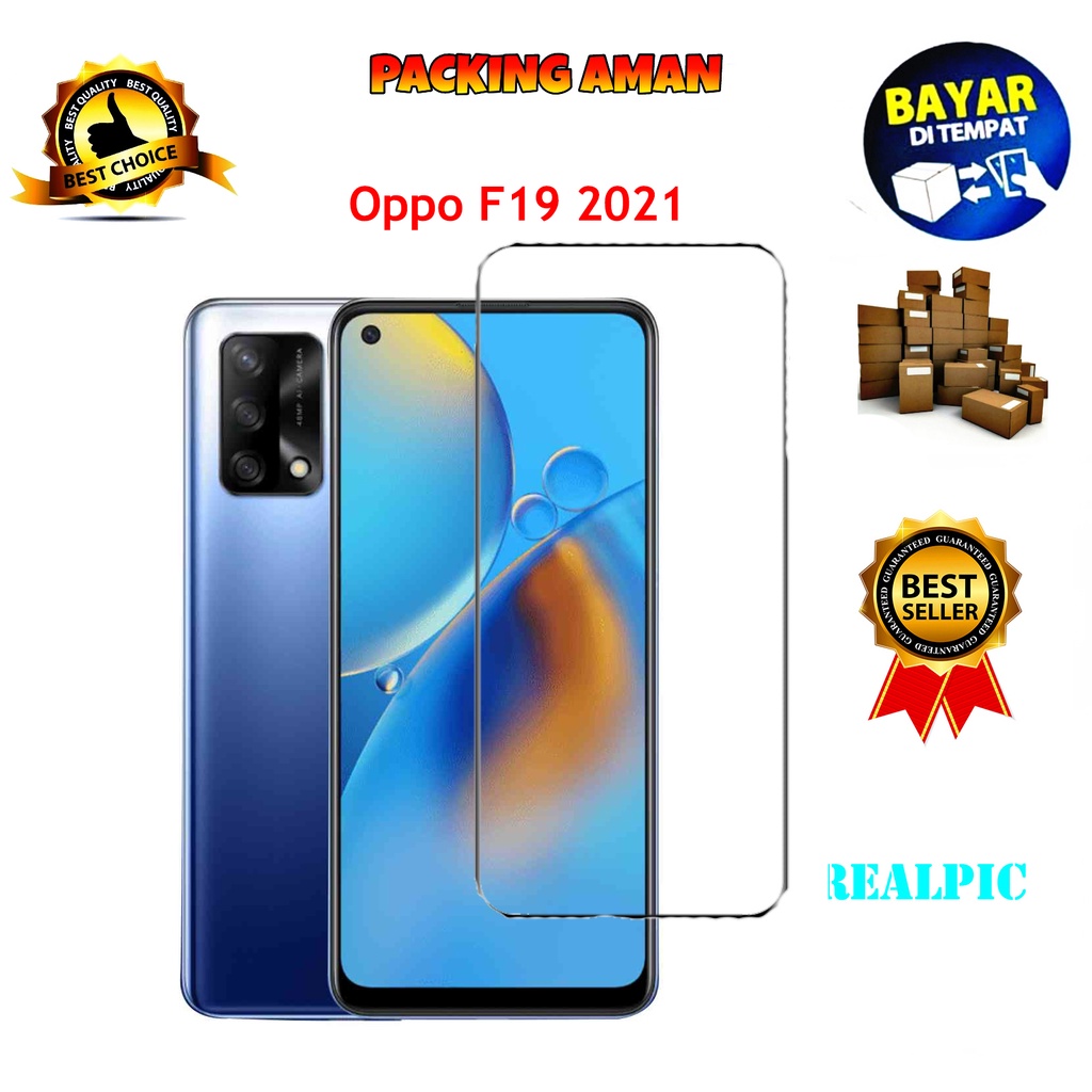 Tempered Glass Oppo F19 4G 2021 Screen Protector Anti Gores