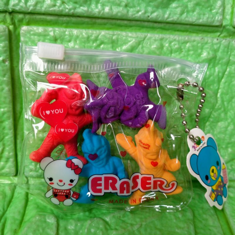 

1 sachet Eraser Motif Animasi Ultraman Stip Hapusan Penghapus Fancy