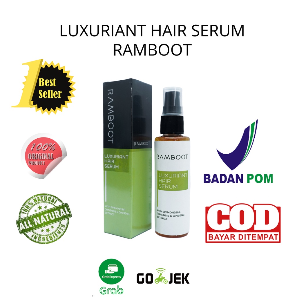 [ BPOM RI ] HAIR SERUM RAMBOOT ASLI 100%