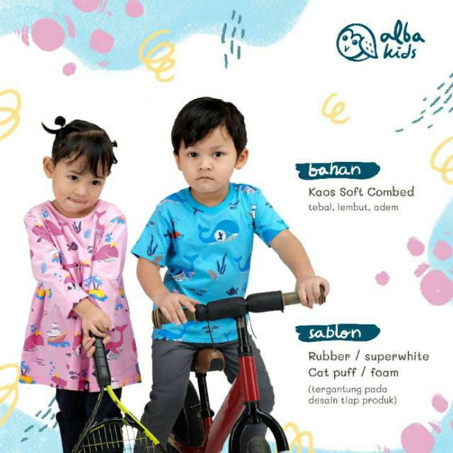 Kaos Anak Alba Kids - Baju Anak Muslim by Afra