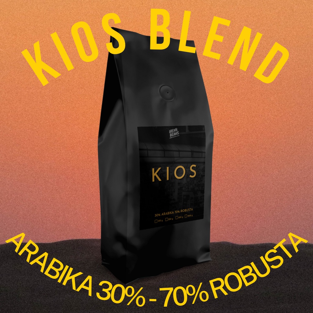 

Kopi Susu Espresso Arabika Robusta - Kios Blend - Biji / Bubuk - 1000G