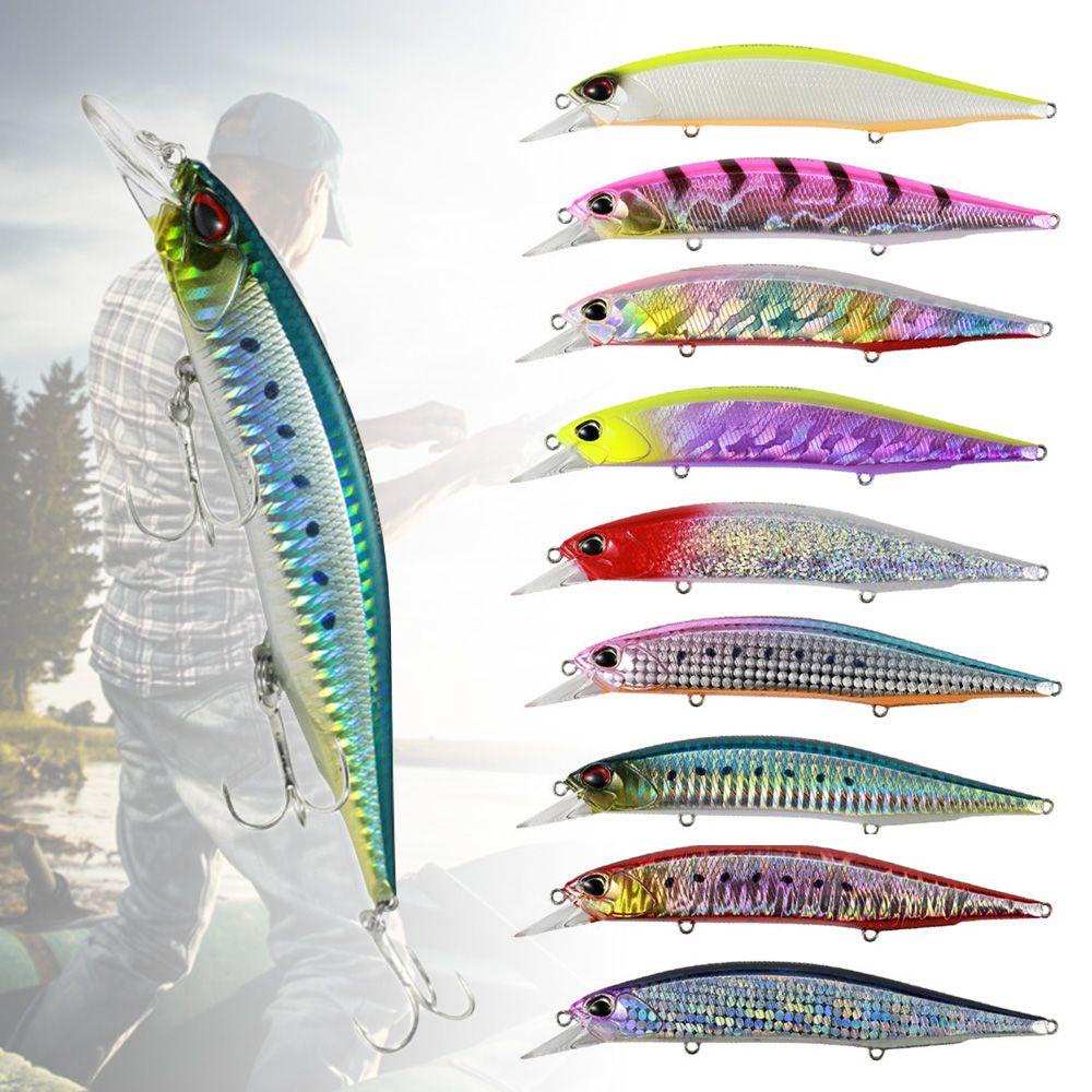 Umpan Ikan Kecil Pensil Nanas 12cm/17g Crankbaits Tackle Minnow Lures