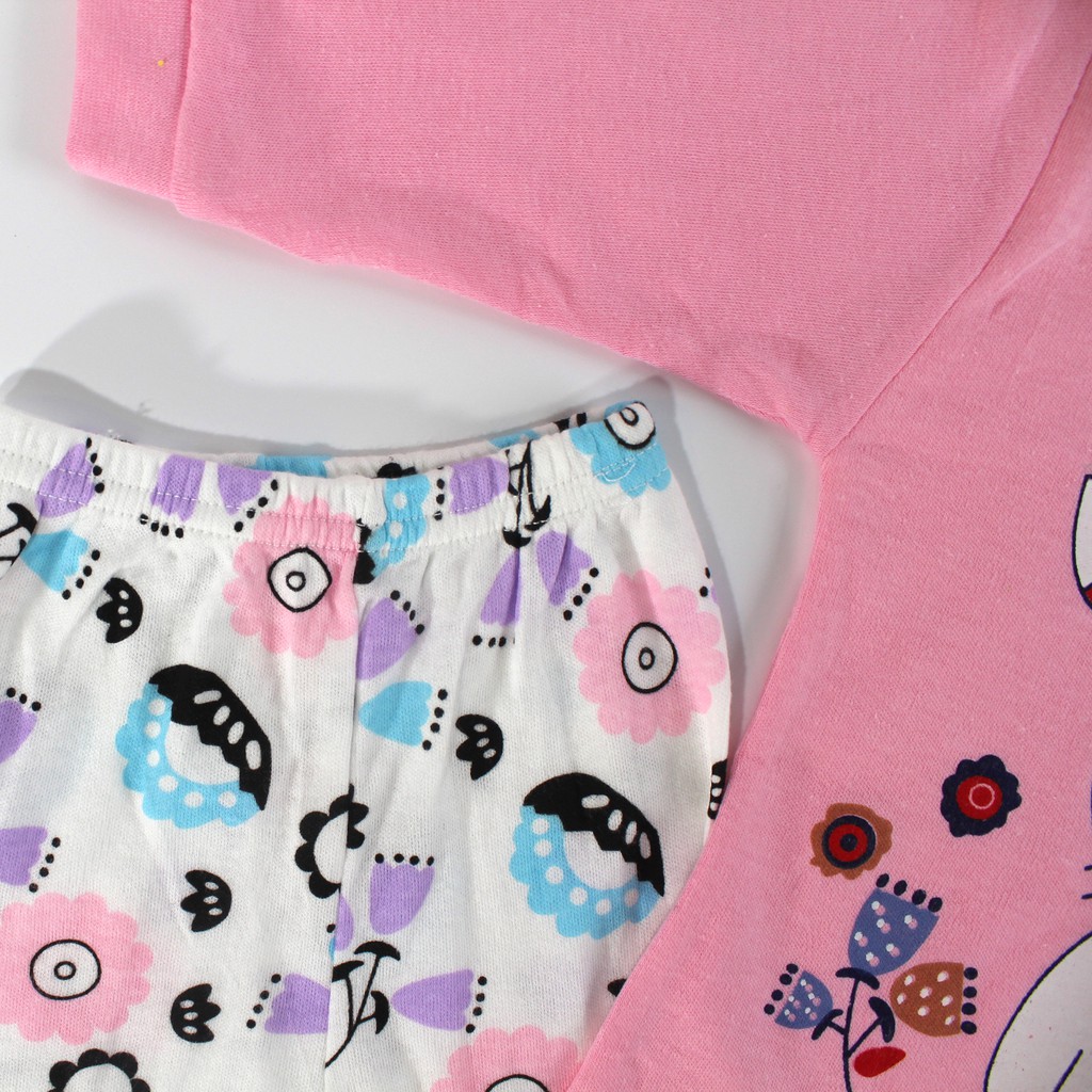 Baju Tidur anak perempuan premium set Piyama anak cewe bahan katun Baju tidur anak cewe gambar lucu