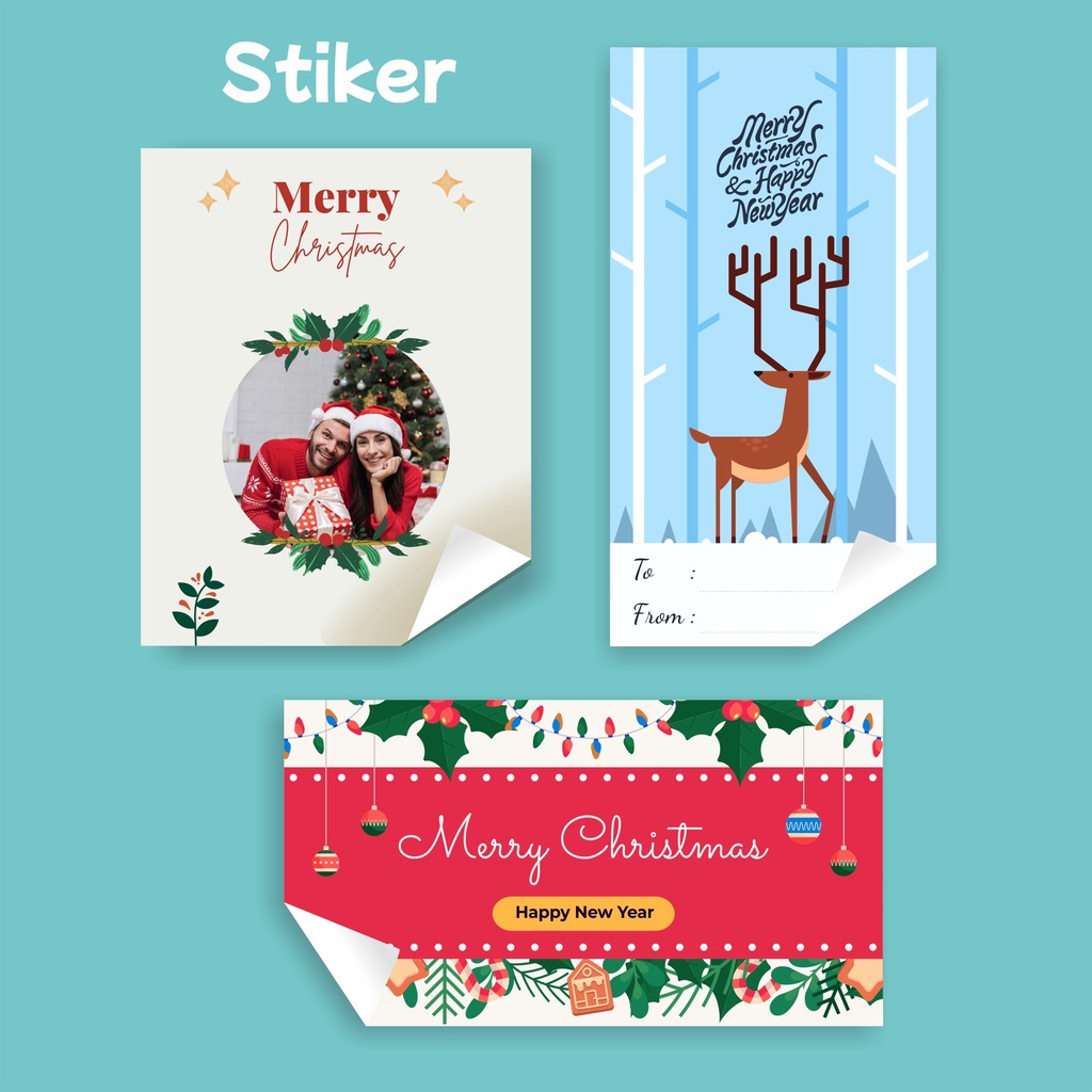 

Hang Tag, Stiker dan Paper Sleeve Edisi Merry Christmas Natal