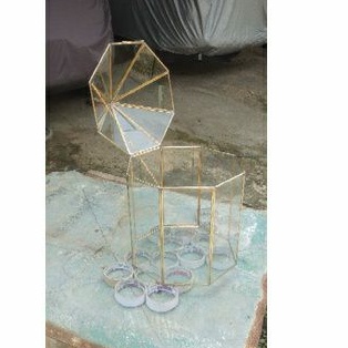 BOX HANTARAN NIKAH,BOX SESERAHAN,WADAH KACA GEOMETRIK