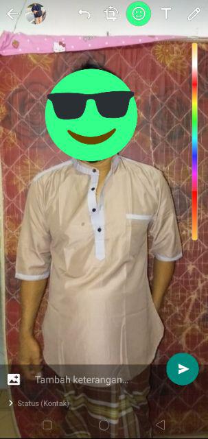 Baju Batik Pria Gus Azmi Syubbanul Muslimin Batik Katun Halus Hadroh Azzahir Hilwa Ala Santri Modern