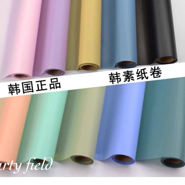 

New Product|LR15|[20 METER] KOREAN flower bouquet wrapping HX001 ROLL / kertas buket bunga cellophane roll