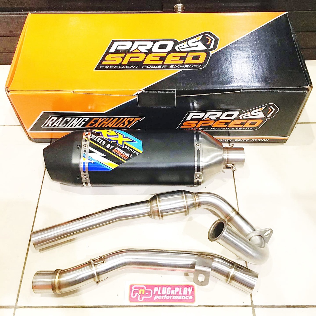Knalpot Full System Pro Speed RX New Series WR 155R Original (Spek Mesin STD)