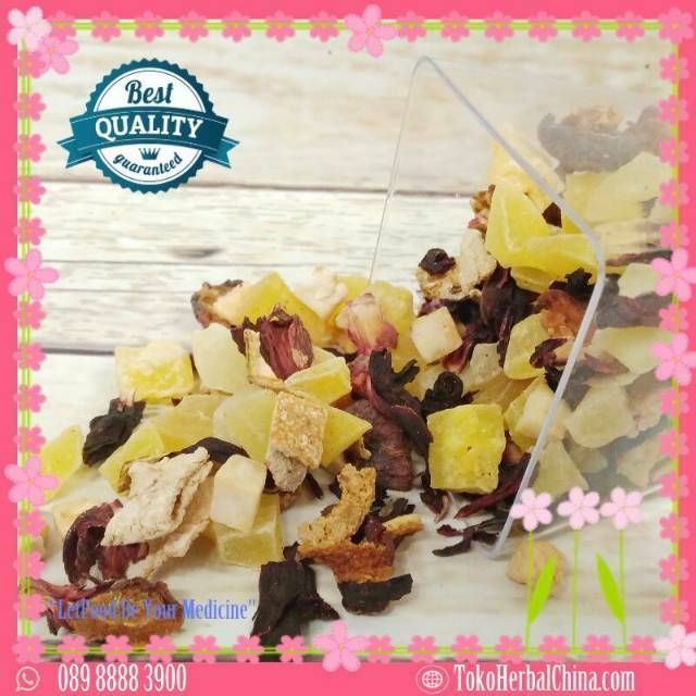 

Natural Flower Fruit Tea Teh Buah Alami