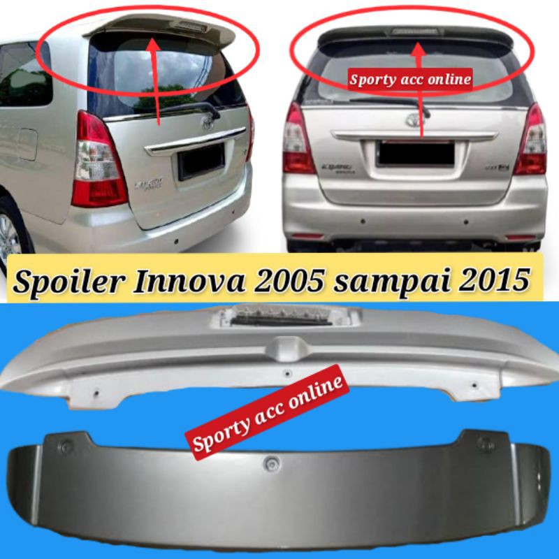 Spoiler Toyota Innova with lampu original