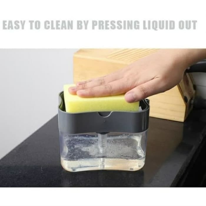 Soap Pump Dispenser  / Dispenser Sabun Spons Spon Cair Rak Dapur Tempat