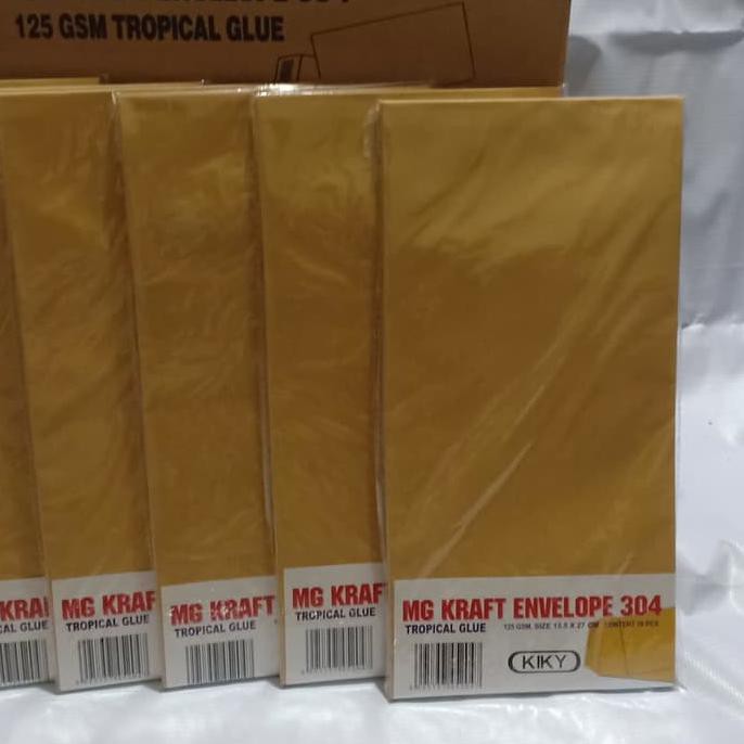 

Amplop coklat 304 kiky isi 10 per pack MURAH