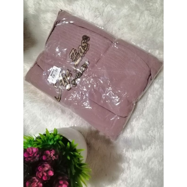 Khimar aje zas moka /moca best seller premium original aje zas-Soft dusty ungu