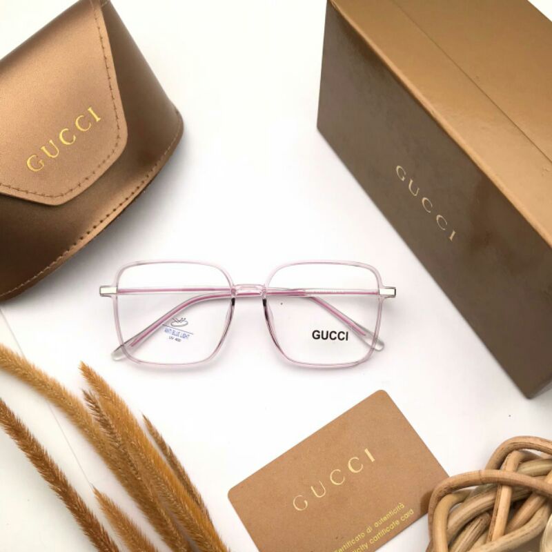 ( COD)  Frame Kacamata Wanita Gucci JT8278 Free Cairan Lap