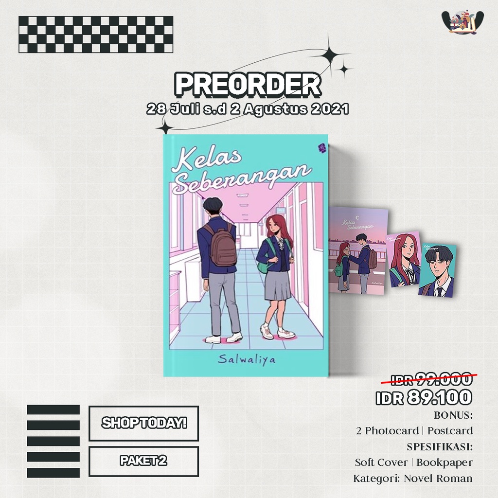 Novel KELAS SEBERANGAN karya Salwaliya-PAKET 2