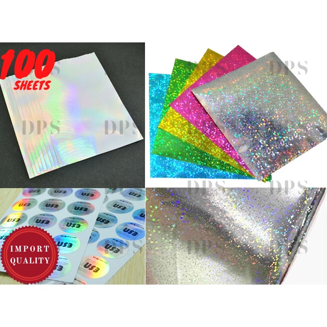 

Kertas Stiker Hologram F4 100 Lbr (untuk variasinya silahkan bertanya)