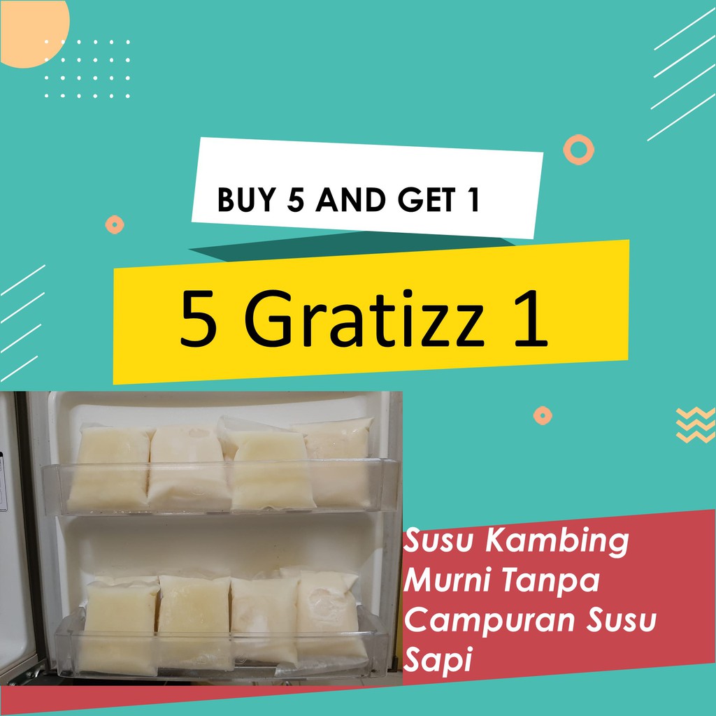 

Susu Kambing Segar Murni Organik Tanpa Pengawet 200 ml Frozen Beku Murah I Obat Asma