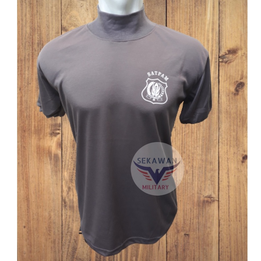 Kaos Kerah Tinggi Satpam Kaos Kerah Tinggi Coklat Security Baru
