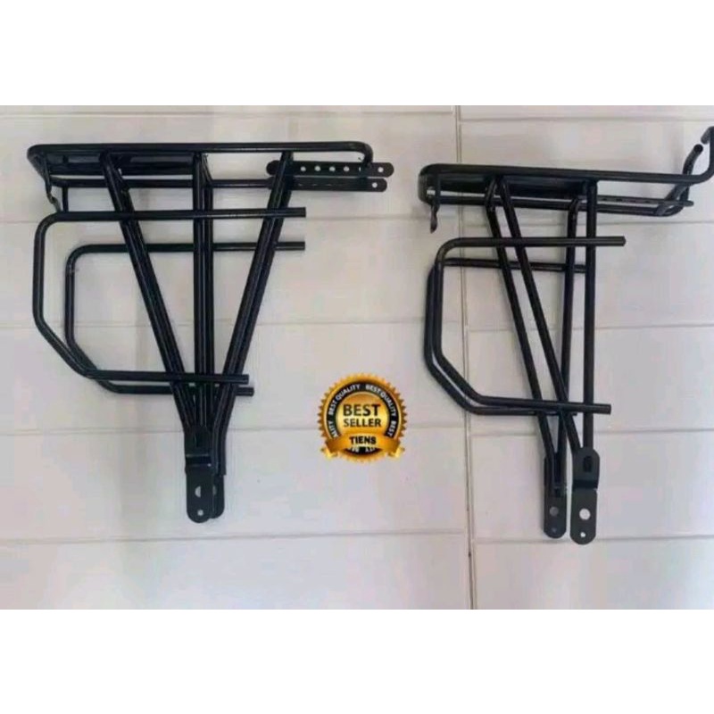 Rak Bagasi Pannier Depan + Belakang Sepeda Touring- Rak Touring- Bagasi Sepeda