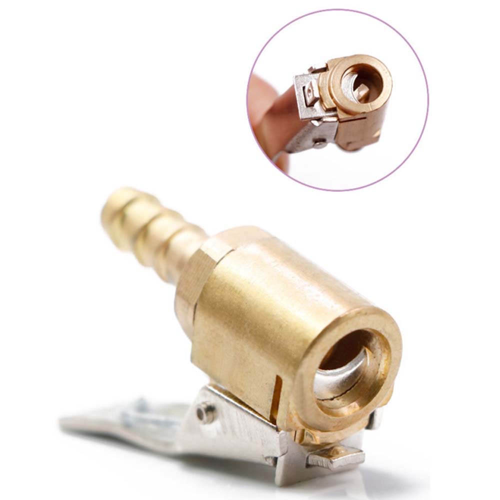 QUINTON Copper Inflatable Quick Clip Auto Parts Tire Chuck Tail Plug Car Tire Inflatable Air Pump Connector Durable Compressor Tyre Tire Accessories Nozzle Inflator Valve