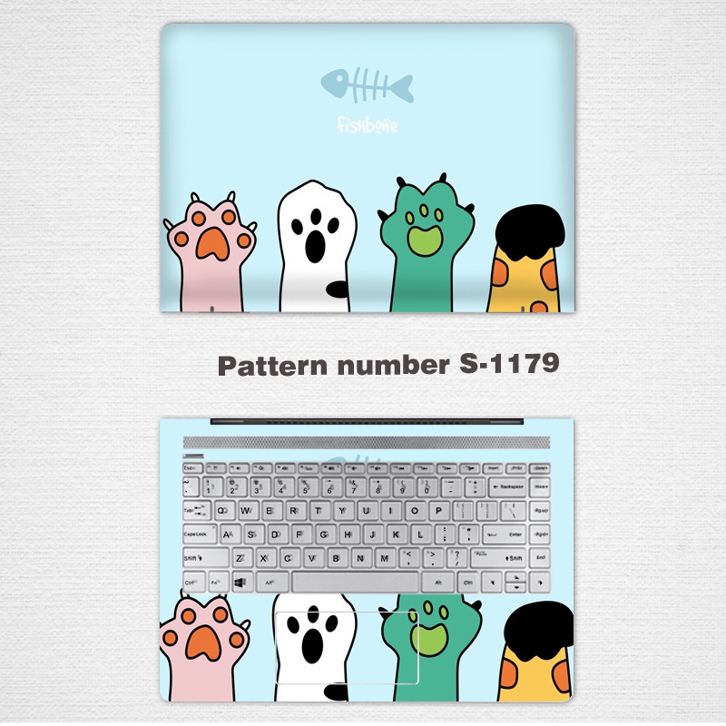 Stiker Pelindung Laptop Universal 2 Sisi Bahan Vinyl Untuk 11 / 12 / 13 / 14 Inch Acer Komputer E5-572 / 574g V3V5