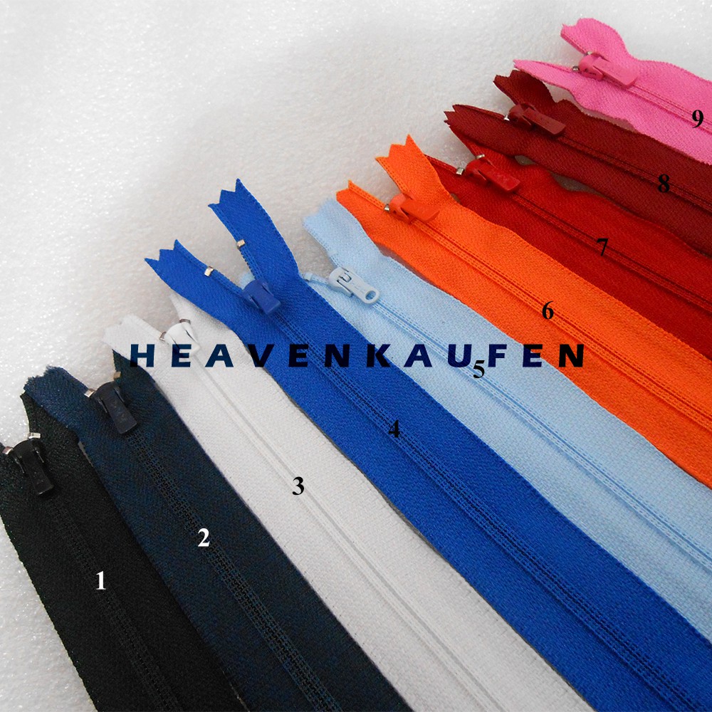 Resleting / Zipper YKK 45 cm Murah Warna Warni Untuk Resleting Busana Pakaian Dll