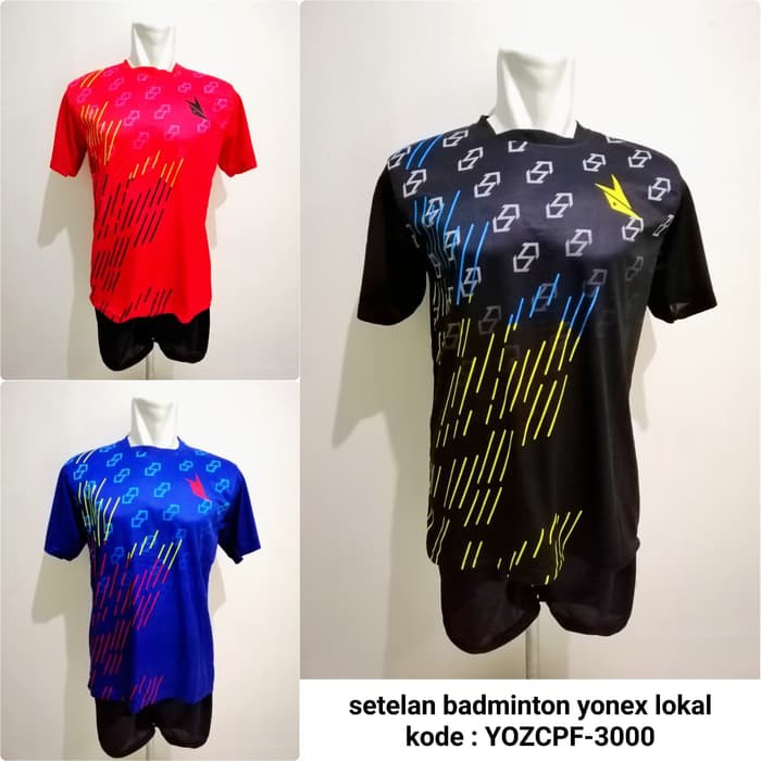 Baju jersey setelan badminton Yonex YOZCPF-3000 kaos badminton murah