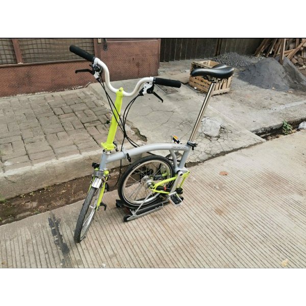 Jual Dipake sebentar . Brompton 6 Speed Second Super istimewa .. Seli Sepeda lipat Folding bike bkn