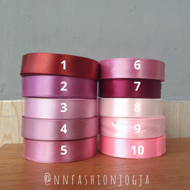 

PITA SATIN 3/4" ATAU 2 CM PER ROLL PART 4