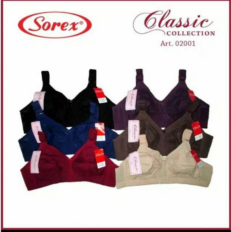 SOREX Sister Bra Sister SOREX 02001 Busa Tipis Tanpa Kawat Cup BESAR ini