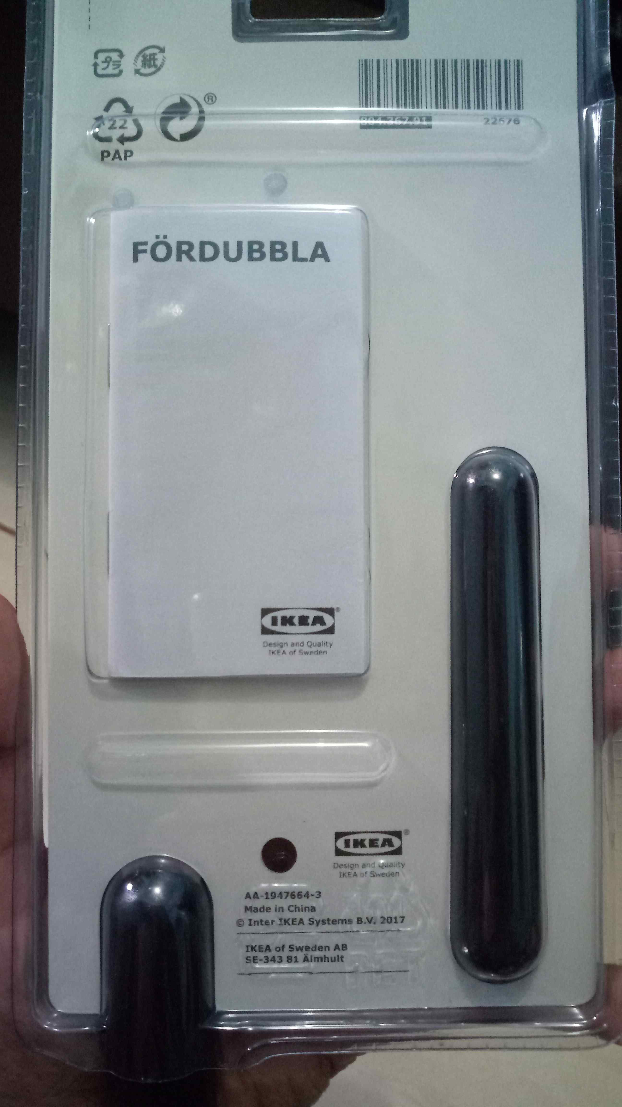 Paling Laku Ikea Fordubbla Set 2 Bilah Pisau Dapur Sangat Tajam Hitam