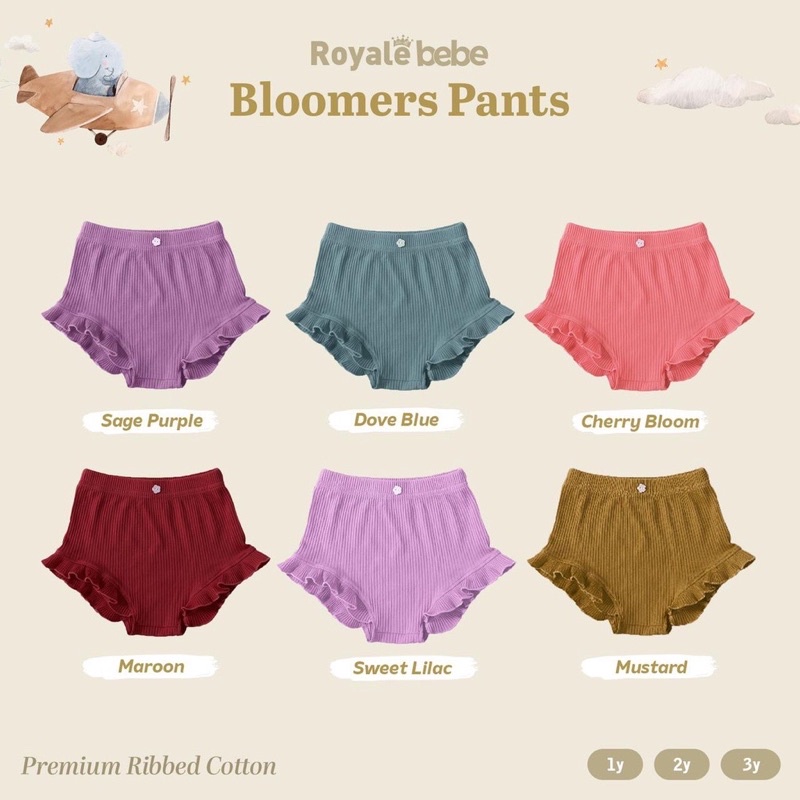 Royale Bebe Bloomers Pants Celana Pendek Anak Perempuan Bloomer royal bebe