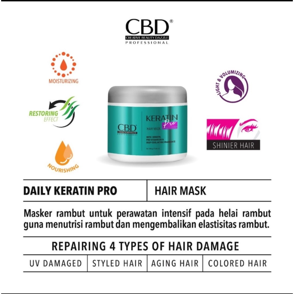 CBD  Hair Mask 500g (BESAR)