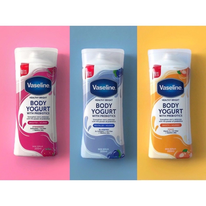VASELINE HAND BODY LOTION YOGURT PEACH 200ML