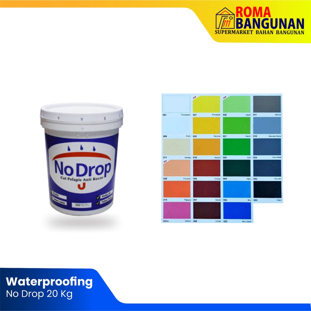 No Drop Cat Pelapis Anti Bocor 20 kg - 020-Kiwi