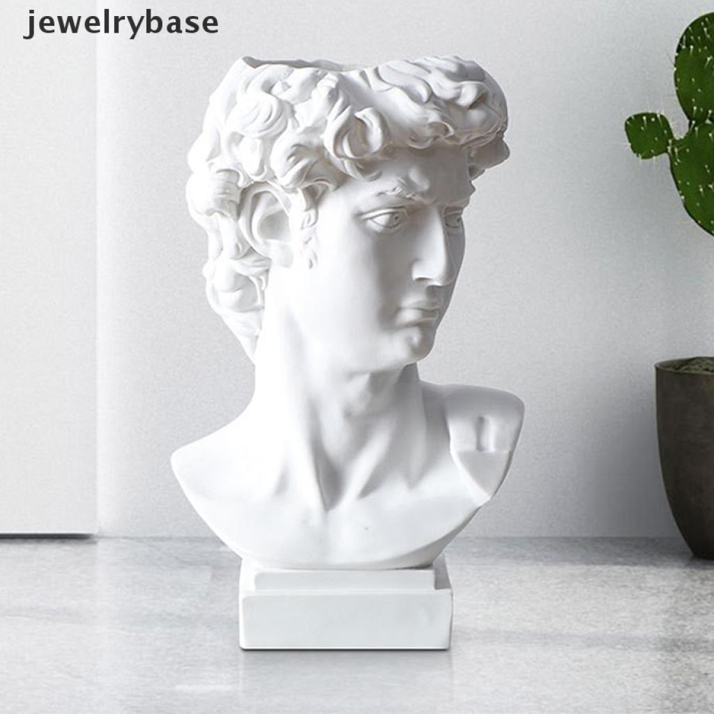 [Base] David Sculpture Resin Pen Desk Organizer Makeup Brush Organizer Flower Pot Vase Boutique