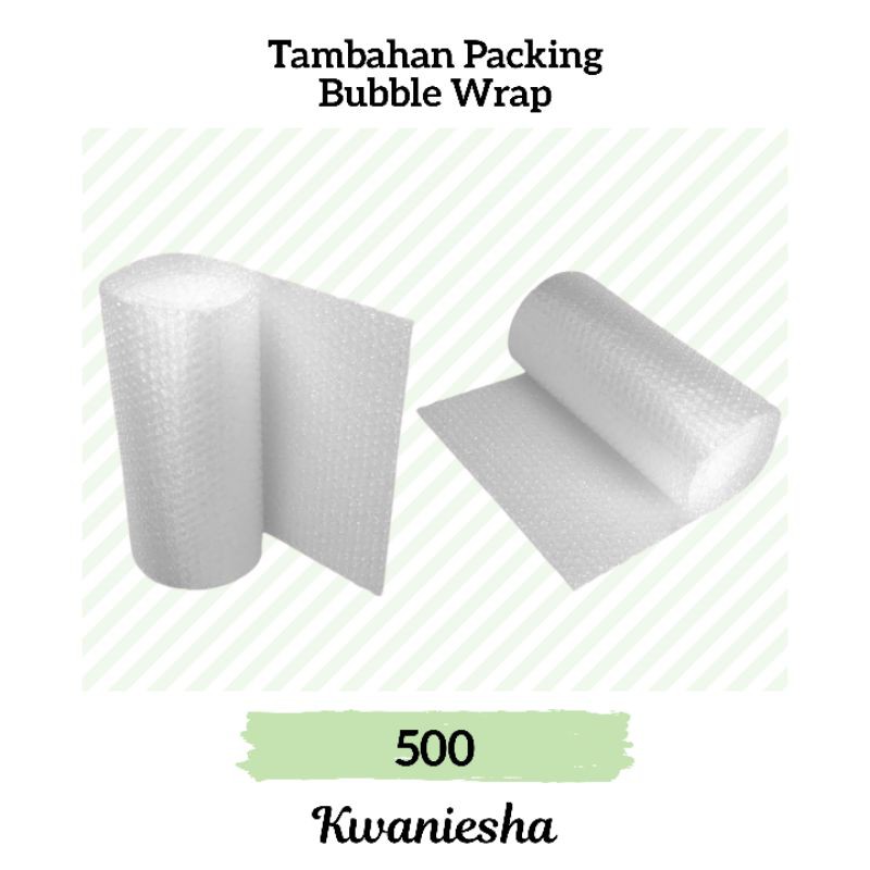 

Tambahan packing bubble wrap