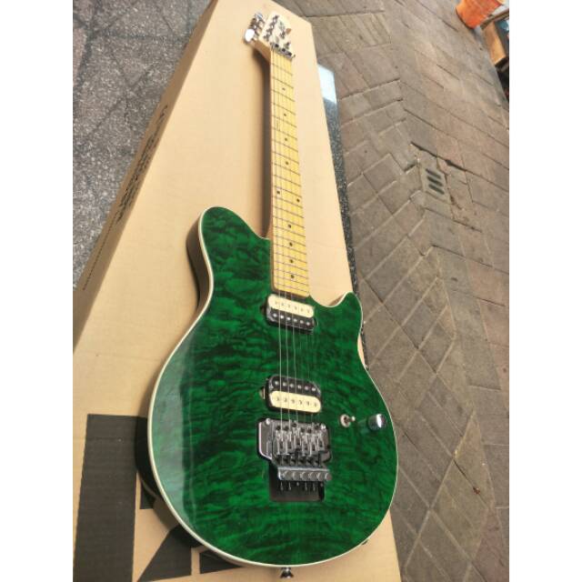 GITAR LISTRIK MUSICMAN AXIS HIJAU