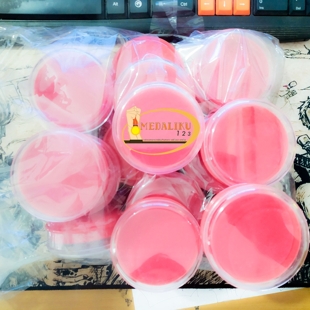 Tempat Pin 7cm Cepuk Mika Bulat Box Cepuk Pin Cincin Kalung Dll -7cm