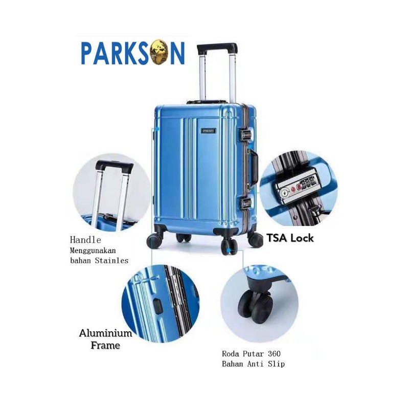 Koper/ Luggage/ Suitcase anti pecah Parkson kabin size 20"