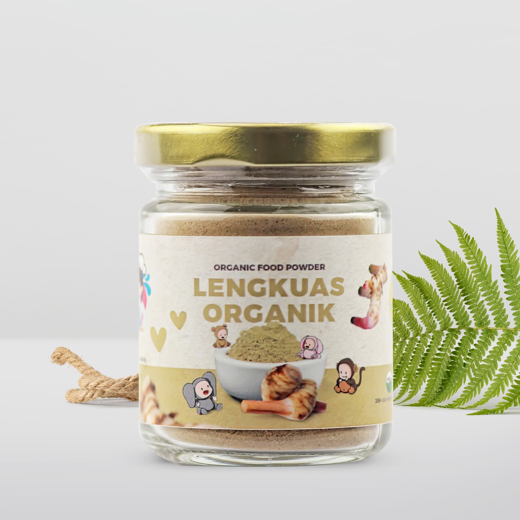 BUMBU BUNDA by Elia Organic Food Powder Mpasi Lengkuas Organik Kunyit Organik Lada Putih Organik Sereh Organik