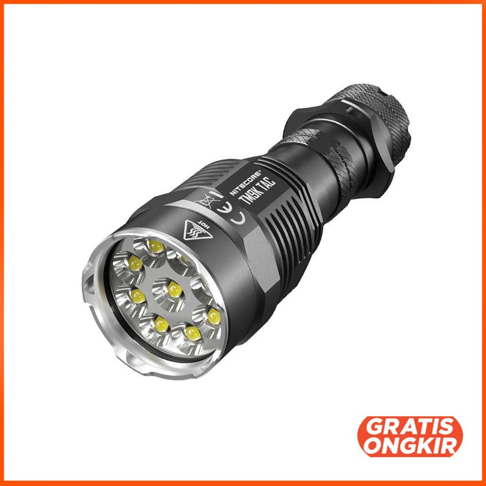 NITECORE TM9K TAC Turbo Ready Senter LED CREE XP L2 HD 9800 Lumens