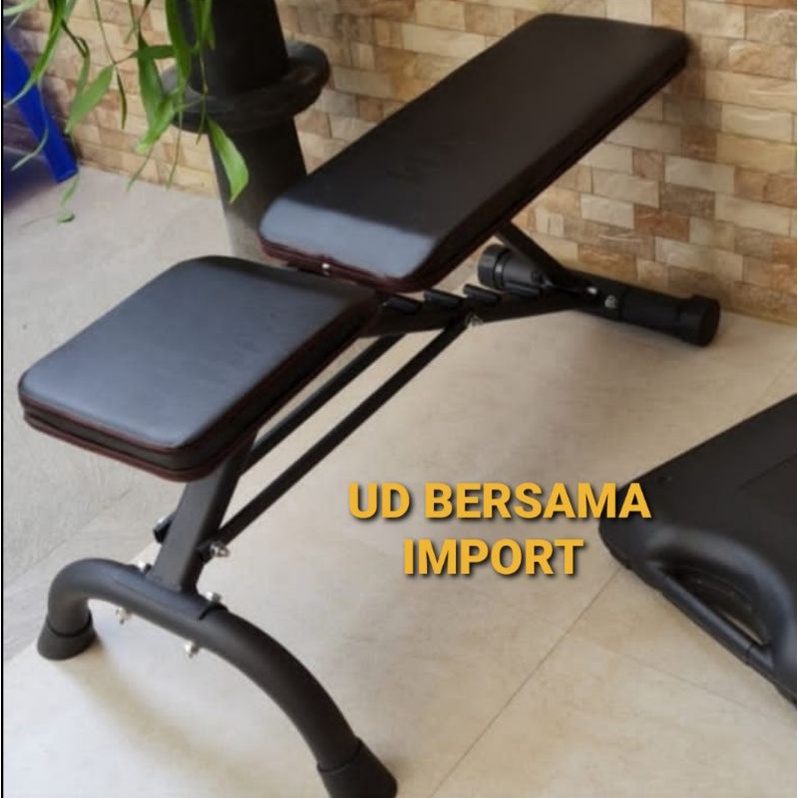 IRON GYM FITNESS BENCH PRESS KURSI GYM DUMBLE BENCH