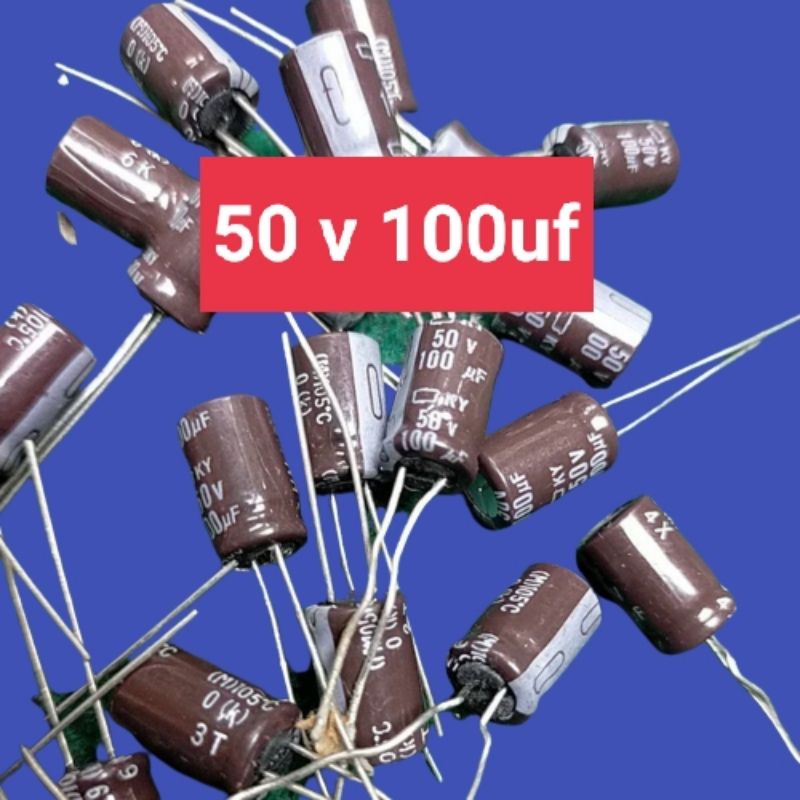 Elco 100uf50vol elco 50 vol 100uf